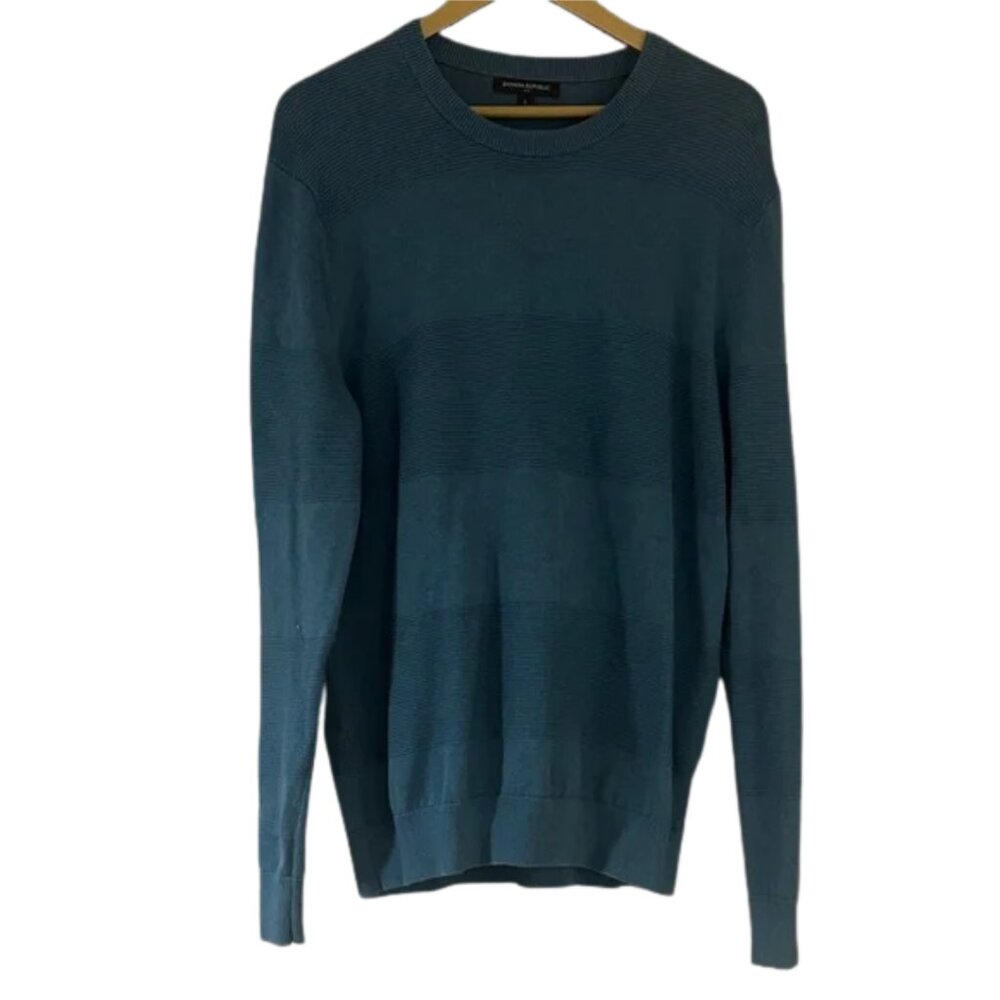 Banana Republic Teal Crewneck Sweater